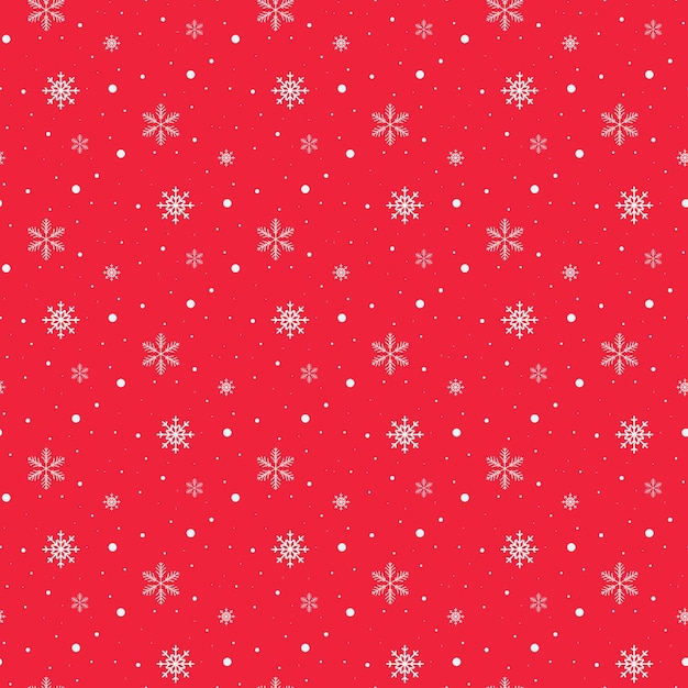 Pattern with snowflakes