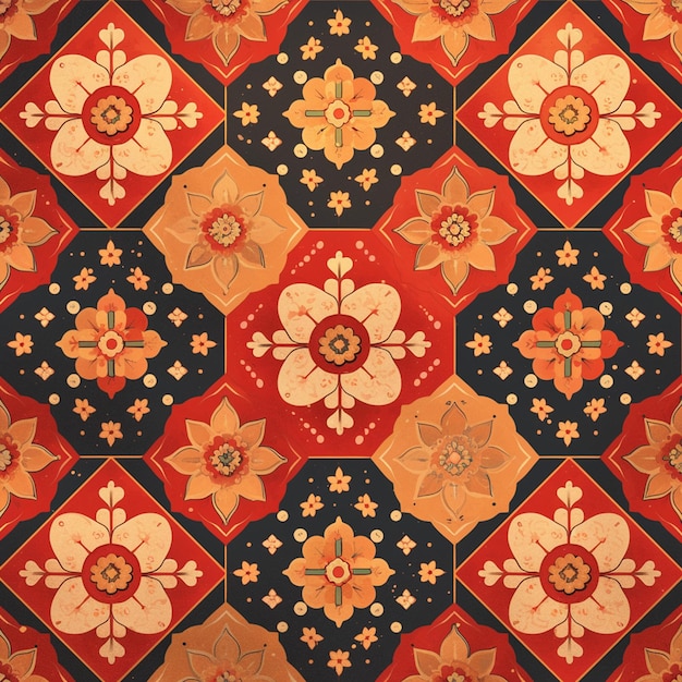 Vector patterns from phongsali laos