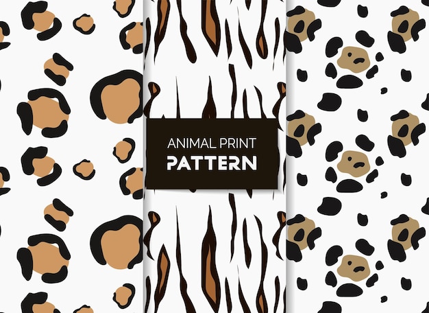 Patterns with tiger prints, leopard, jaguar. Tiger skin.