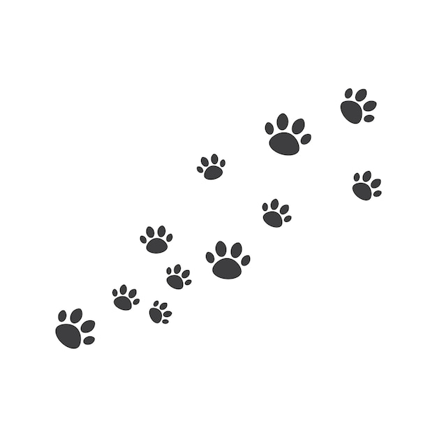 Paw background template