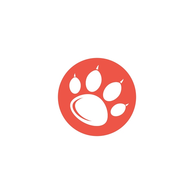 Paw logo template