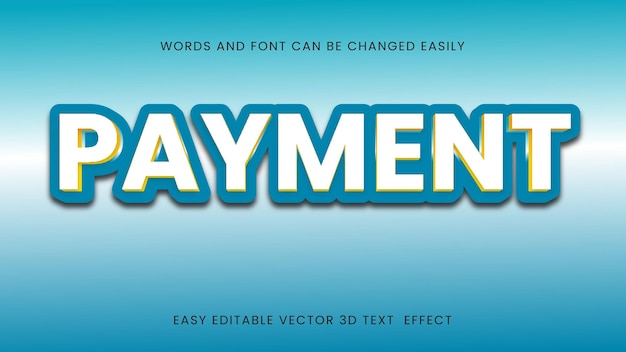 Payment text style