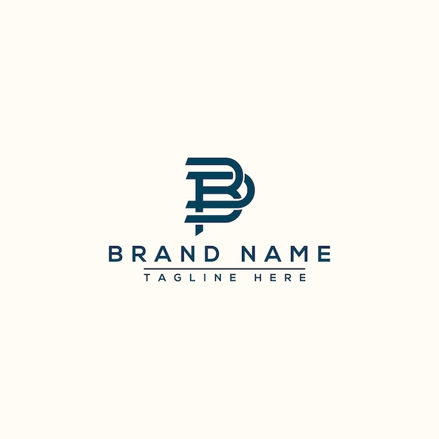 PB Logo Design Template Vector Graphic Branding Element