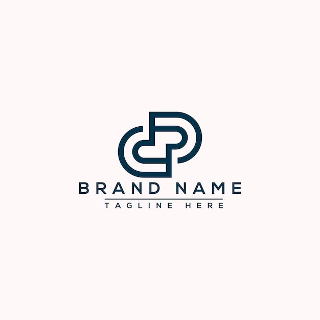 PD Logo Design Template Vector Graphic Branding Element