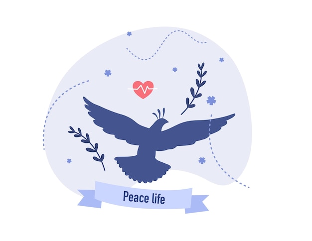 Peace day illustration vector design for day of peace event vector