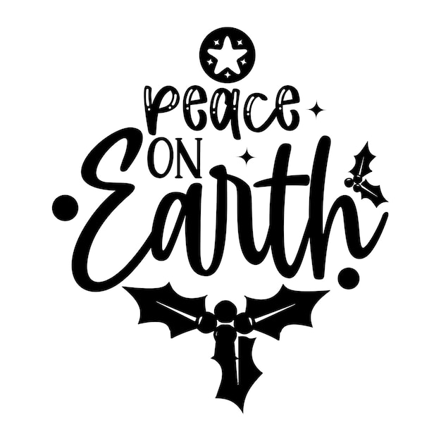 Peace on earth Cardinal Arabesque SVG