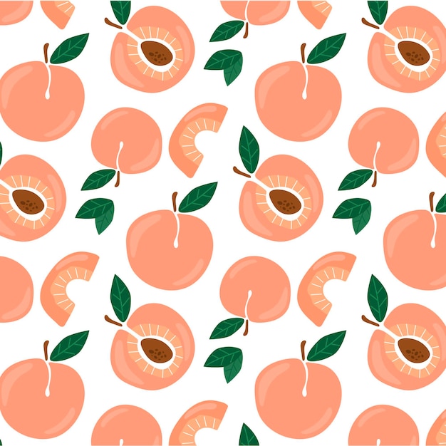 Peach pattern design