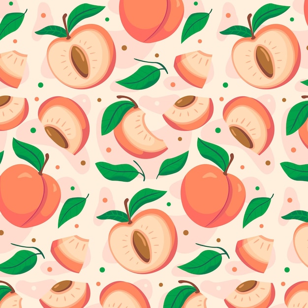 Peach pattern design