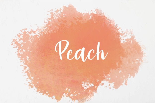 Peach watercolor background