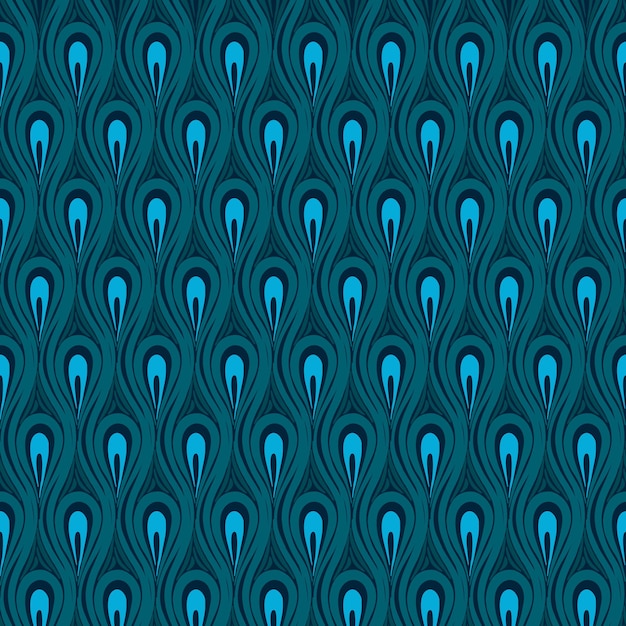 Peacock feather seamless texture