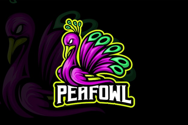 Peafowl - Esport Logo Template