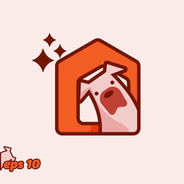 Peeking Dog Home Icon