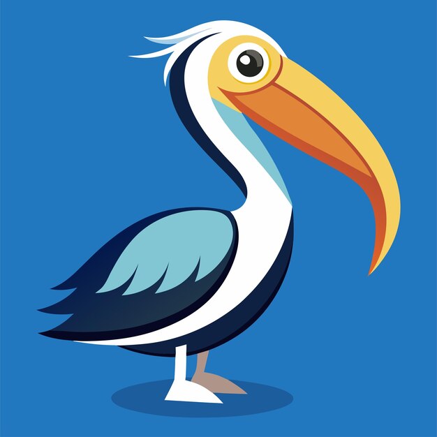 Vector pelican illustration