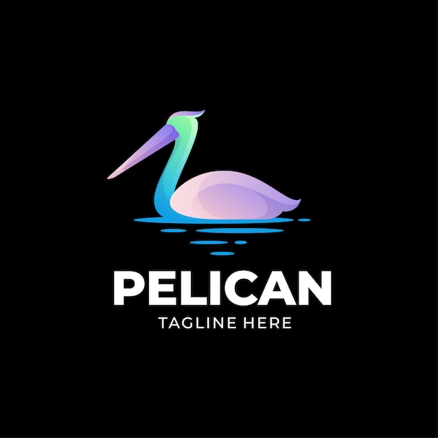 Pelican logo gradient