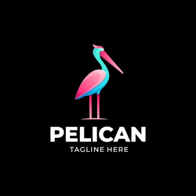 Pelican logo gradient