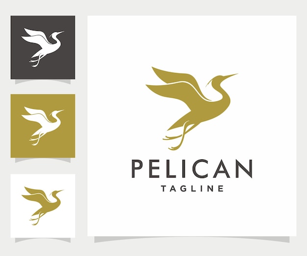 pelican vector logo