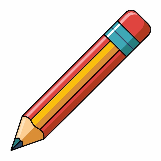 Vector pencil clipart cartoon illustration drawing