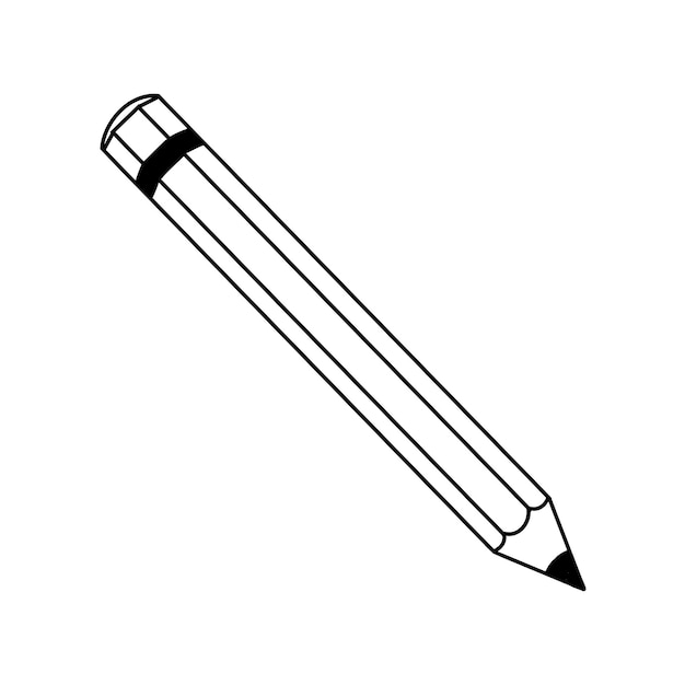 Pencil flat icon