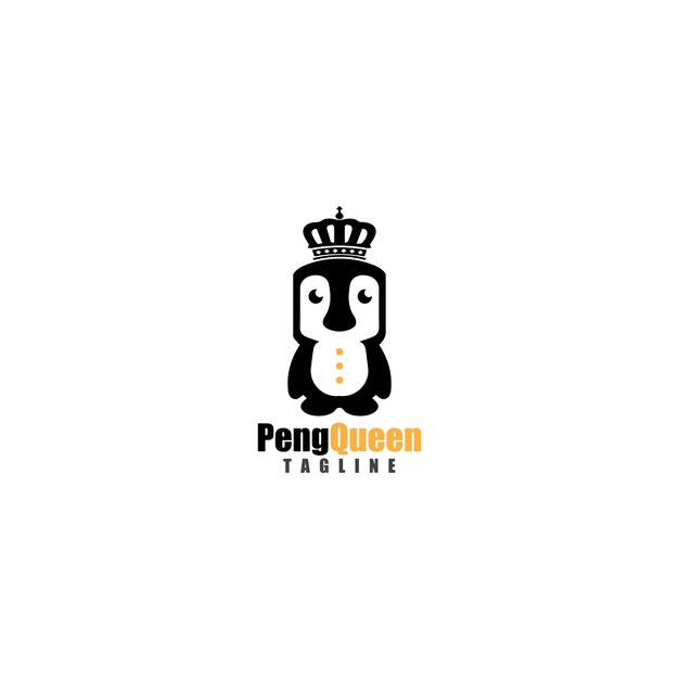 Penguin logo template design