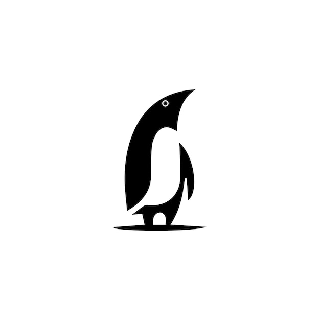 Penguin logo template design