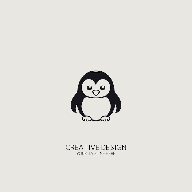 penguin logo vector