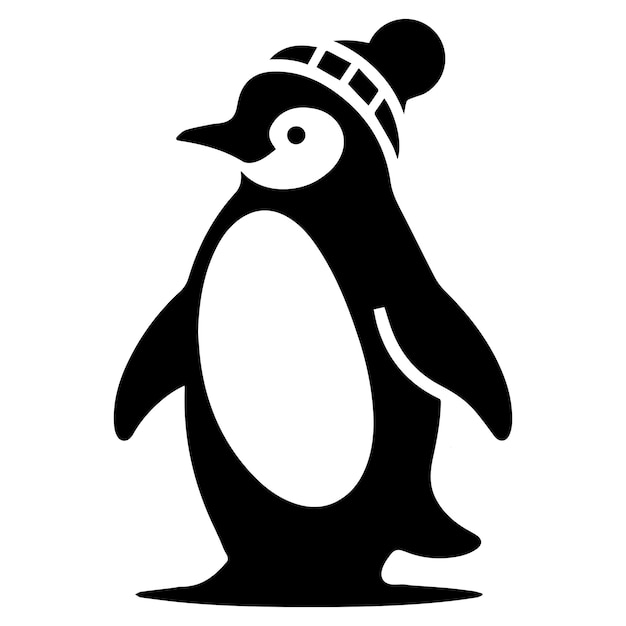 A Penguin Vector Art Illustration EPS File