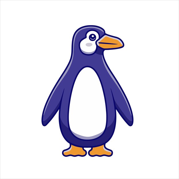 Vector penguin vector illustration