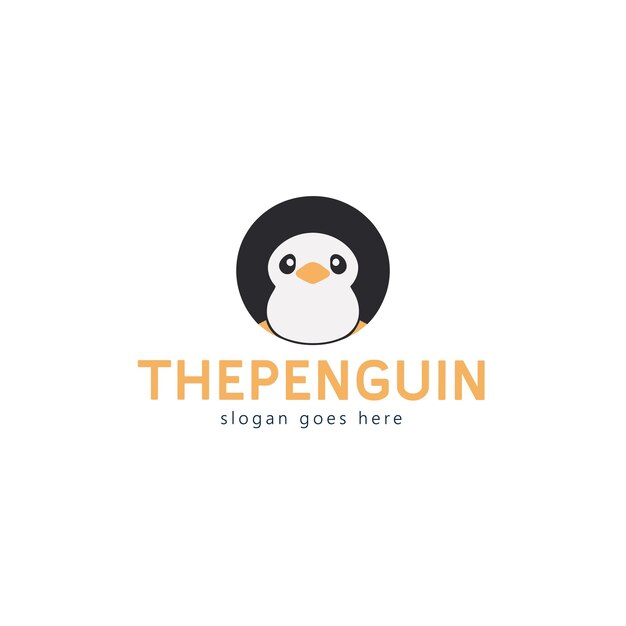 Penguin Vector Logo Design