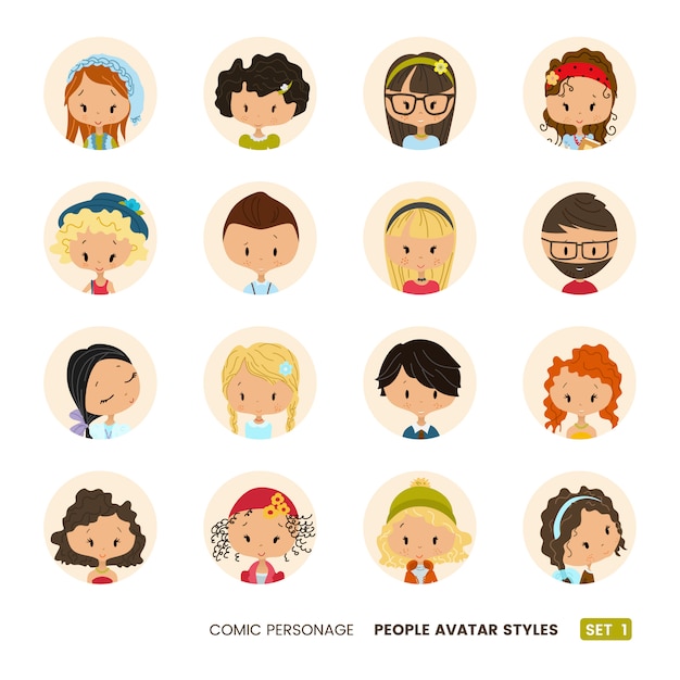 People avatars collection