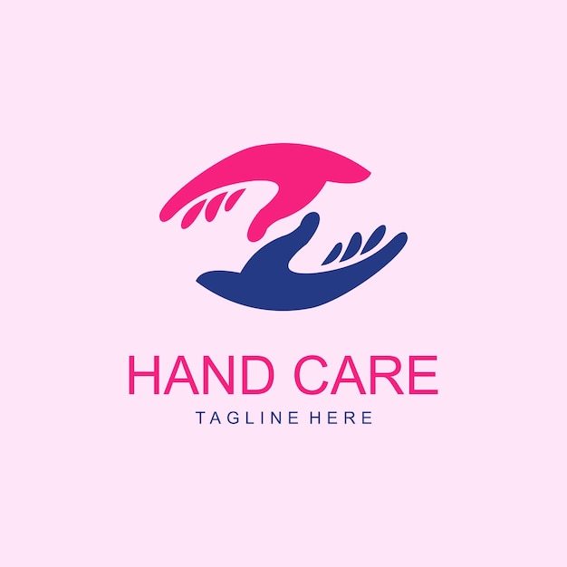 People care logo design vector