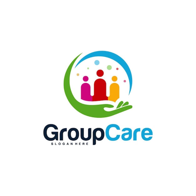 People Care logo designs concept, Group Care logo symbol vector