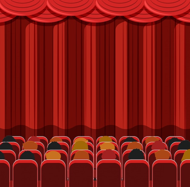 People in a cinema scene