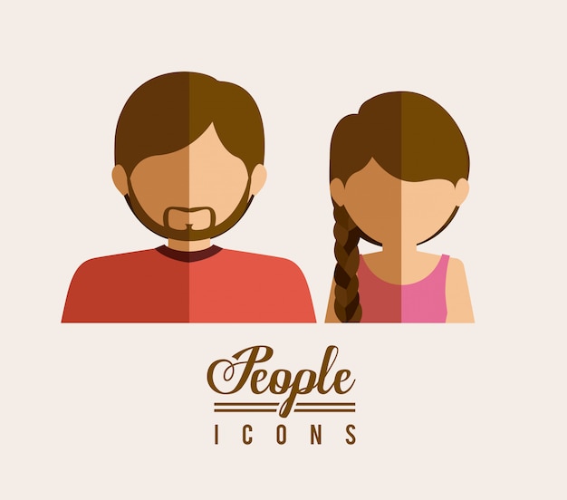 People design, vector illustration.