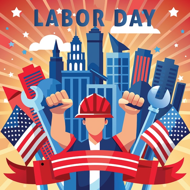 People Group Different Occupation Set International Labor Day and Happy labor day Vector Illustration