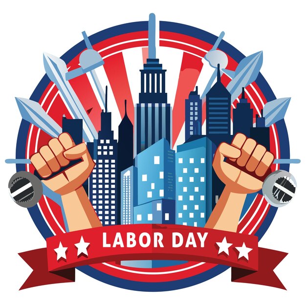 People Group Different Occupation Set International Labor Day and Happy labor day Vector Illustration