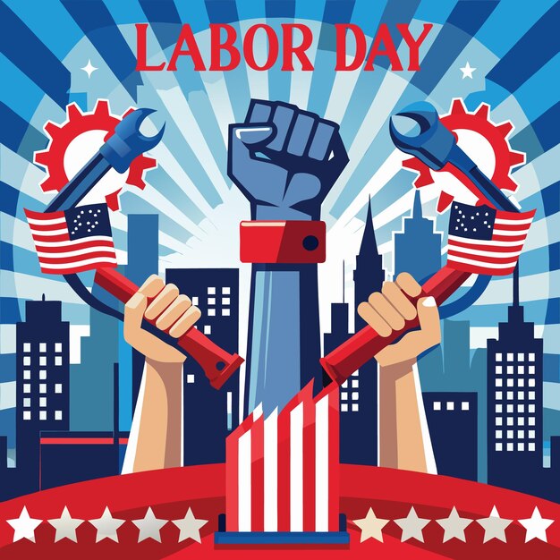 Vector people group different occupation set international labor day and happy labor day vector illustration