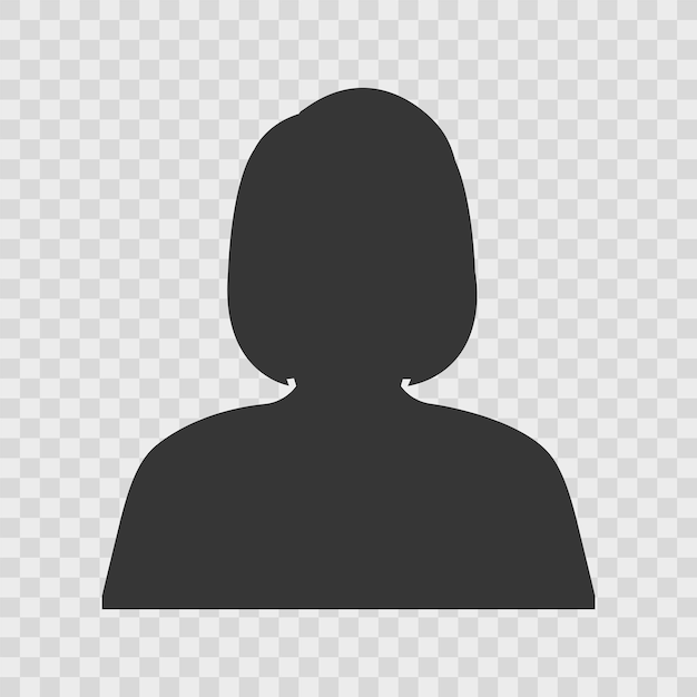 People Head Silhouette Profile Face Icon.Vector Illustration