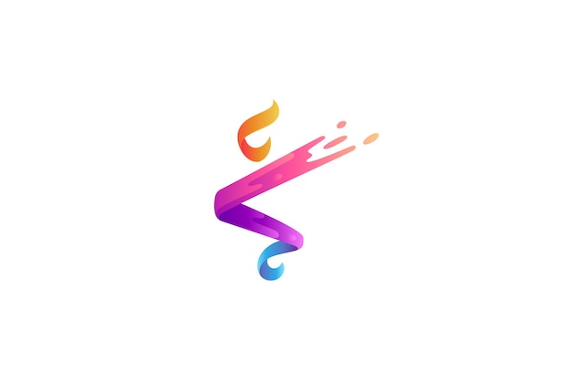 People letter S colorful logo template