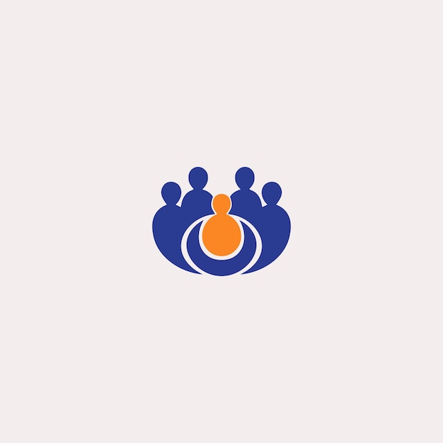 People logo design vector illustration