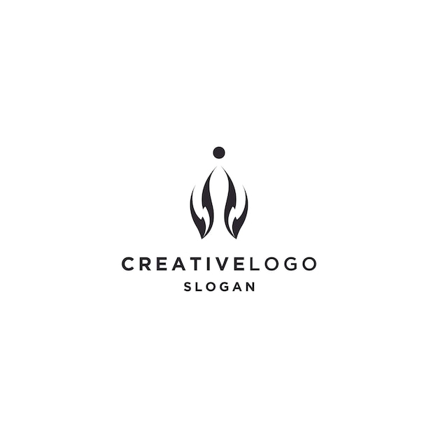 People logo icon design template vector illustration