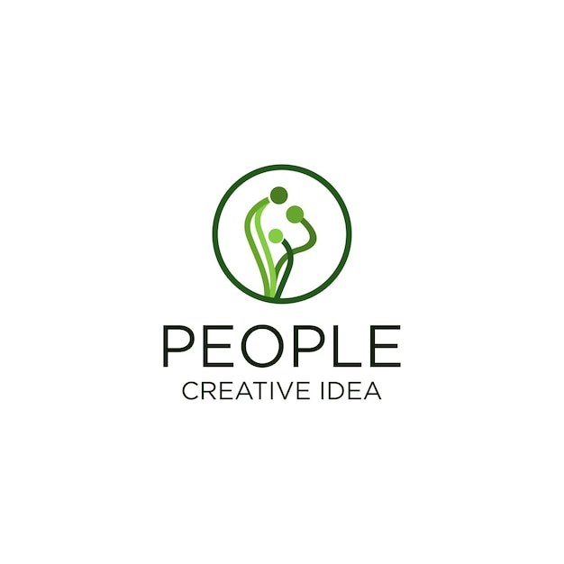 People logo icon vector image