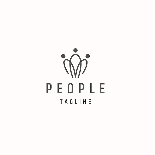 People logo template 