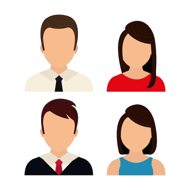 People profile graphic