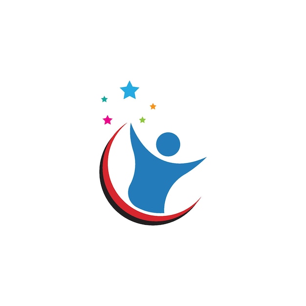 People star success health and business logo