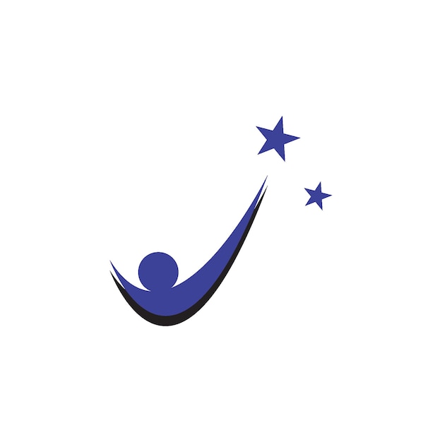 People star success health and business logo