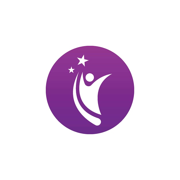 People star success health and business logo