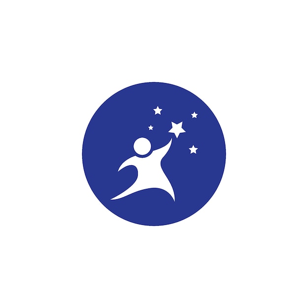 People star success health and business logo