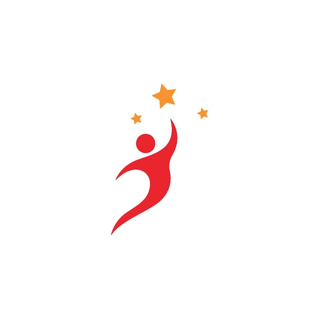 People star success health and business logo