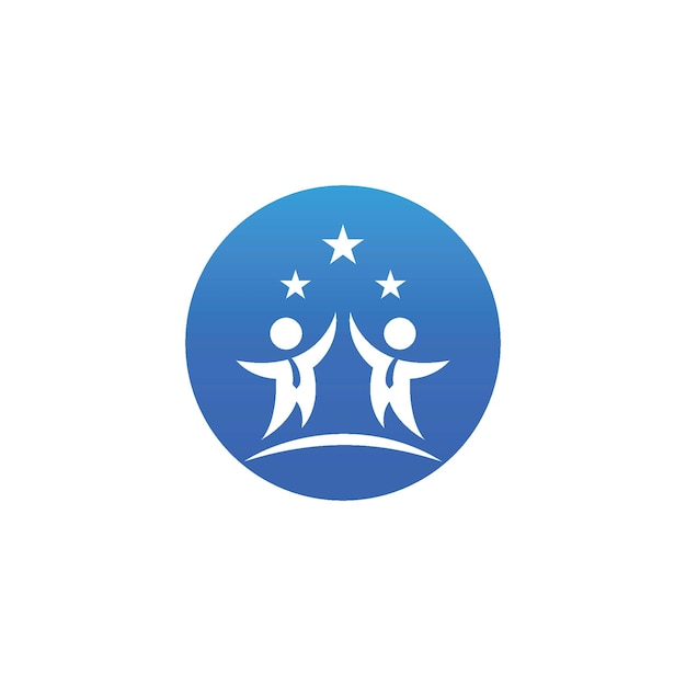 People star success health and business logo