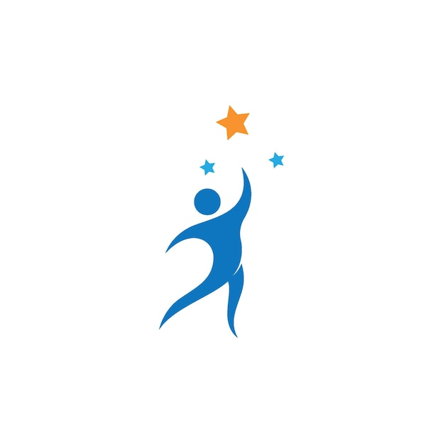 People star success health and business logo